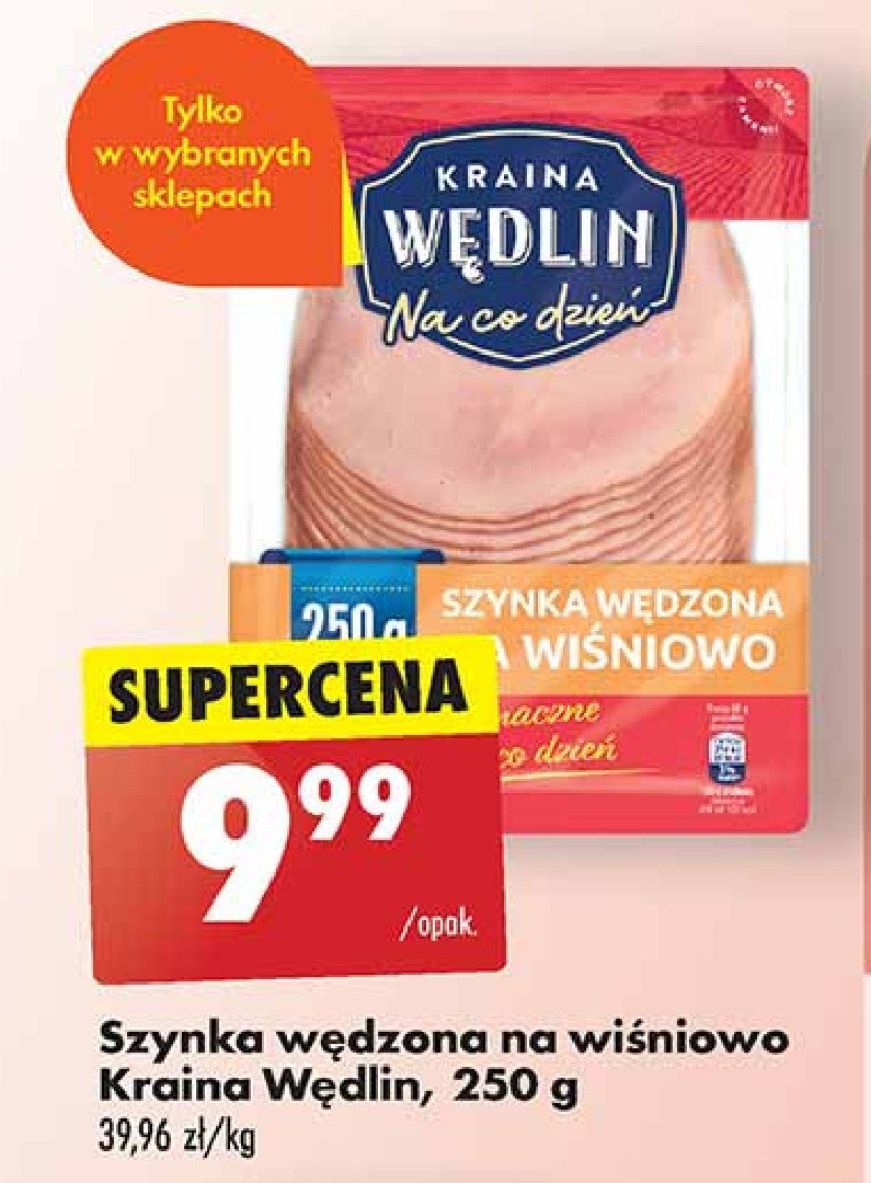 Szynka wędzona na wiśniowo Kraina wędlin promocja