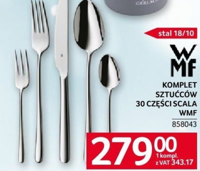 Komplet sztućców WMF 30 części promocja w Selgros