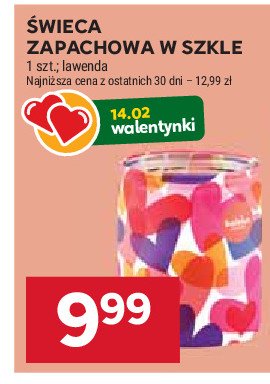 Świeca zapachowa w szkle lawenda promocja