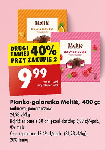 Pianko-galaretka pomarańczowa Meltie promocja