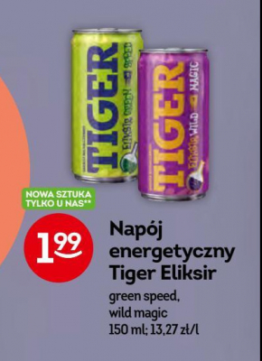 Napój green speed Tiger energy drink promocja
