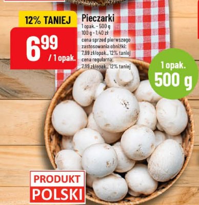 Pieczarki promocja w POLOmarket