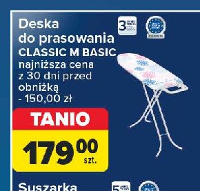 Deska do prasowania classic m basic Leifheit promocja