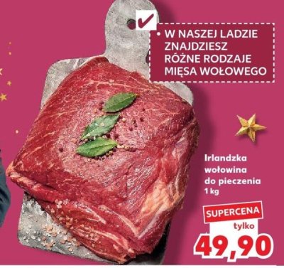 Wołowina Irlandzka do pieczenia promocja w Kaufland