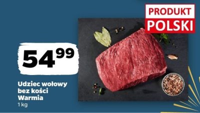 Udziec wołowy bez kości Warmia promocja w Netto