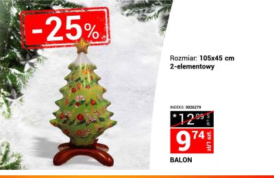 Balon 2-elementowy promocja w Merkury Market