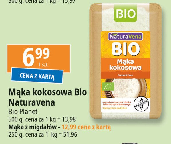 Mąka migdałowa Naturavena promocja w Leclerc