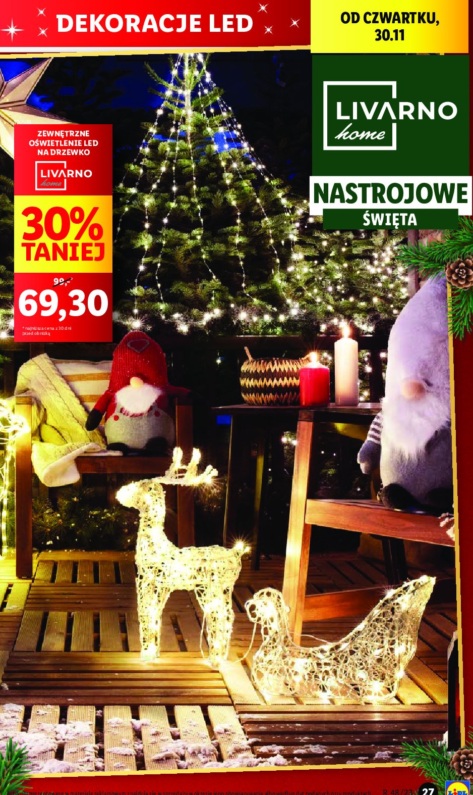 Lampki led na zewn膮trz LIVARNO HOME promocja