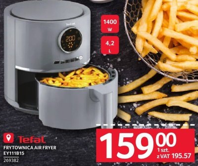 Frytownica air fryer TEFAL EY111B15 promocja w Selgros