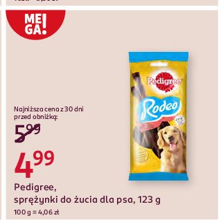 Przysmak dla psa Pedigree rodeo promocja w Rossmann