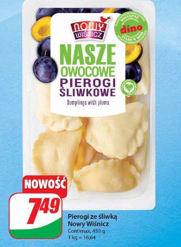 Pierogi śliwkowe Nowy wiśnicz promocja