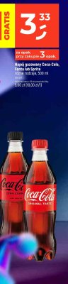 Napój gazowany Coca-Cola promocja w Dealz