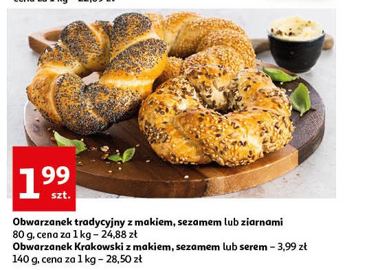 Obwarzanek krakowski z makiem promocja