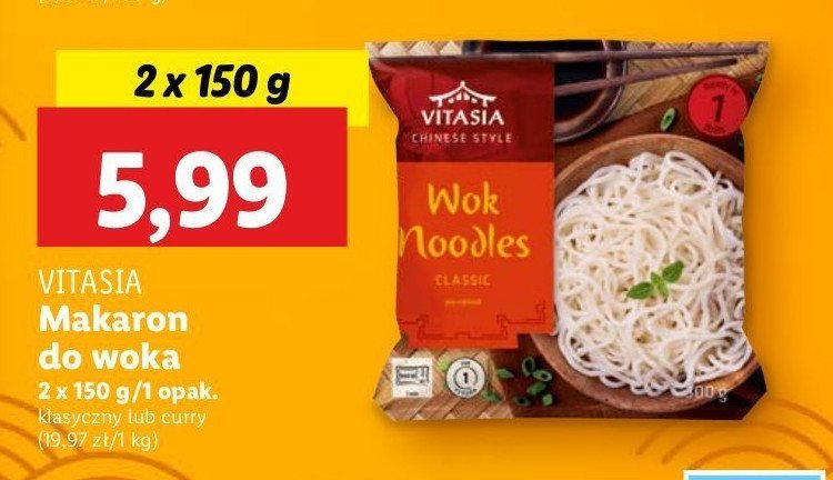 Makaron wok classic Vitasia china promocja