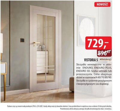 Drzwi wewnętrzne VISTORIA 5  promocja w Dobre Dla Domu