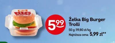 Żelka Big Burger Trolli promocja w Żabka