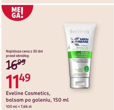 Balsam po goleniu Men X-treme promocja w Rossmann
