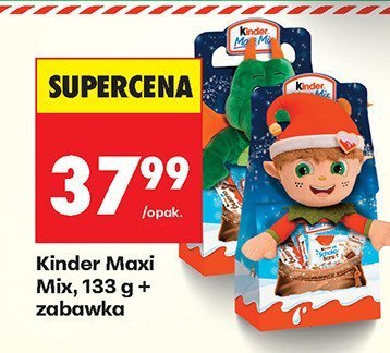 Czekolada Kinder Maxi Mix + zabawka promocja w Biedronka