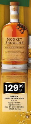 Whisky Monkey Shoulder 40% vol. 0,7l promocja w Twój Market