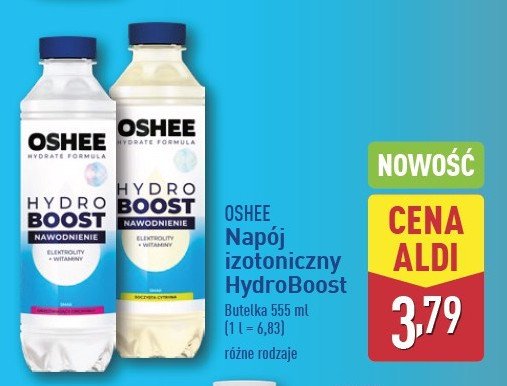 Nap贸j nawodnienie lemon Oshee hydro boost promocja