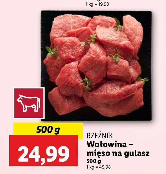Gulasz wo艂owy Rze藕nik codzienna dostawa promocja