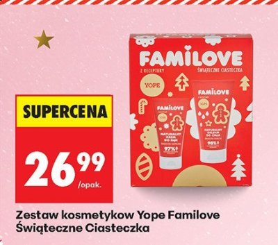 Zestaw kosmetyków Familove Świąteczne Ciasteczka promocja w Biedronka
