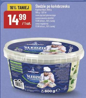 Śledzie po kołobrzesku Kapitan Navi promocja w POLOmarket