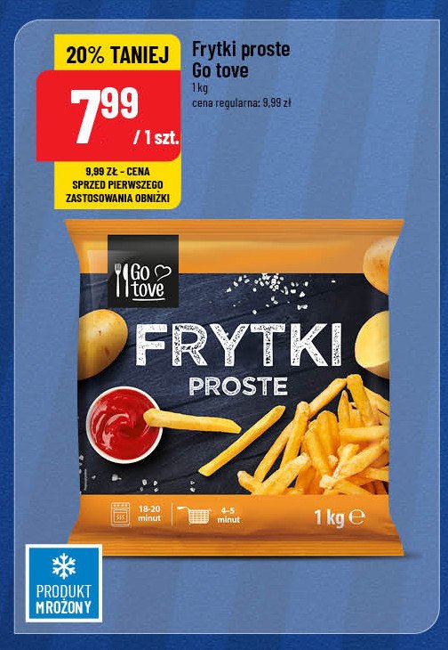 Frytki proste Gotove promocja w POLOmarket