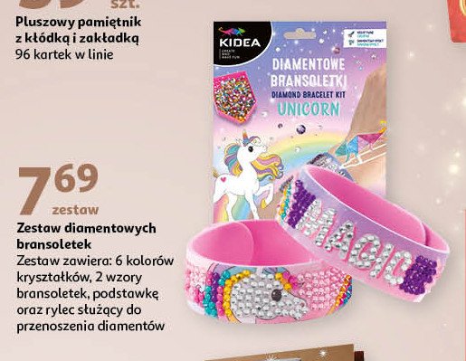 Zestaw diamentowych bransoletek Kidea promocja