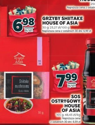 Grzyby Shiitake House of Asia promocja w Stokrotka