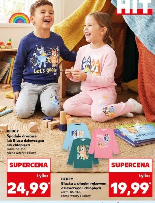 Bluza z długim rękawem dziewczęca i chłopięca promocja w Kaufland