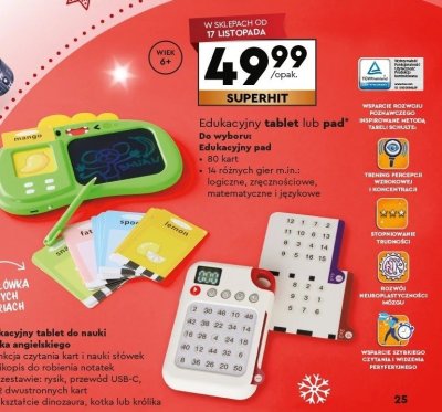 Edukacyjny tablet promocja w Biedronka