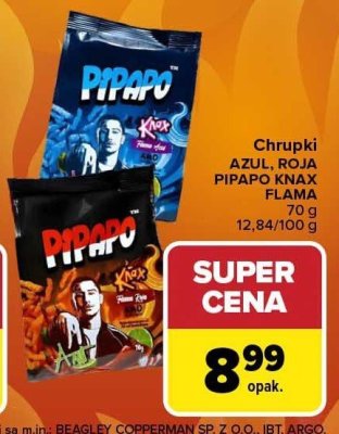 Chrupki AZUL PIPAPO KNAX FLAMA promocja w Carrefour