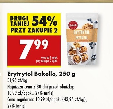 Erytrytol Bakello promocja
