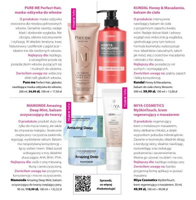 Balsam MAMONDE Amazing Deep Mint, balsam oczyszczający do twarzy zwężający pory, 90 ml promocja w Hebe