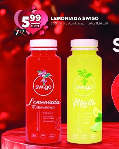 Lemoniada mojito Swigo promocja