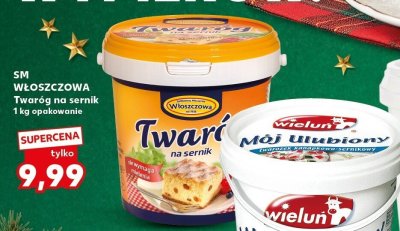 Twarożek SM Wieluń twarożek kanapkowo-sernikowy 1kg promocja w Kaufland