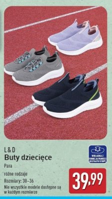 Buty dziecięce 30-36 L&d promocja