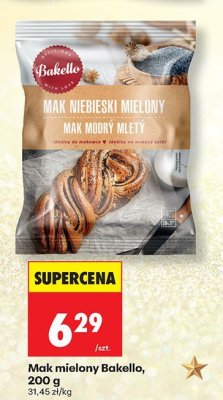 Mak niebieski mielony Bakello promocja w Biedronka