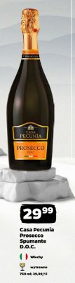 Wino Casa Pecunia Prosecco Spumante D.O.C. promocja w Netto