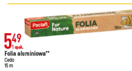 Folia aluminiowa 15 m Paclan for nature promocja