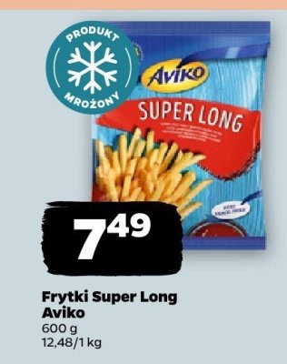 Frytki Super Long Aviko promocja w Netto