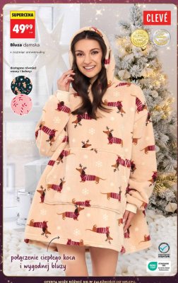 Bluza damska CLEVÉ promocja w Biedronka
