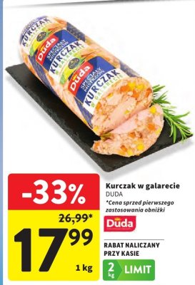 Kurczak w galarecie 1 kg promocja w Intermarche