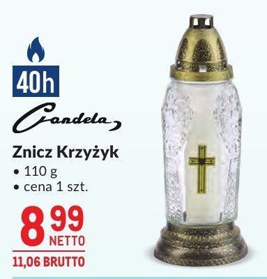 Znicz Krzyżyk Candela promocja w Makro