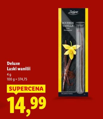 Laski wanilii promocja w Lidl