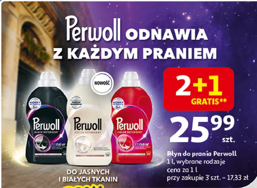 Płyn do prania PERWOLL RENEW WHITE promocja