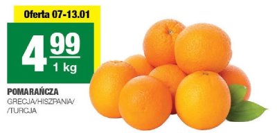 Pomarańcza Grecja/Hiszpania/Turcja promocja w SPAR