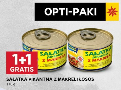 Sałatka pikantna z makreli Łosoś promocja w Stokrotka