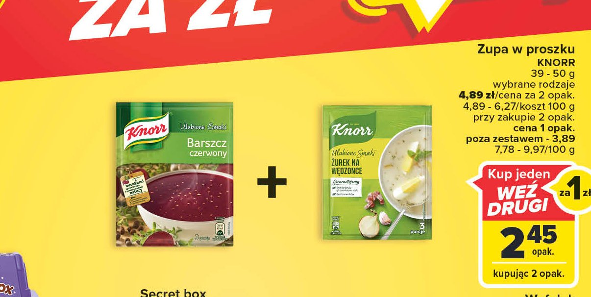 Żurek na wędzonce Knorr ulubione smaki promocja